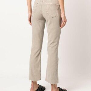 MOTHER Ankle & Cropped Jeans in Beige
